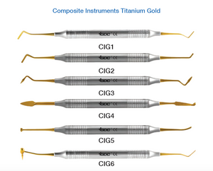 Composite Instruments Titanium Gold Set of 6