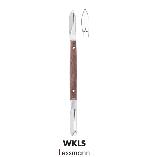 Wax Knife Lessman  (Wooden Handle)